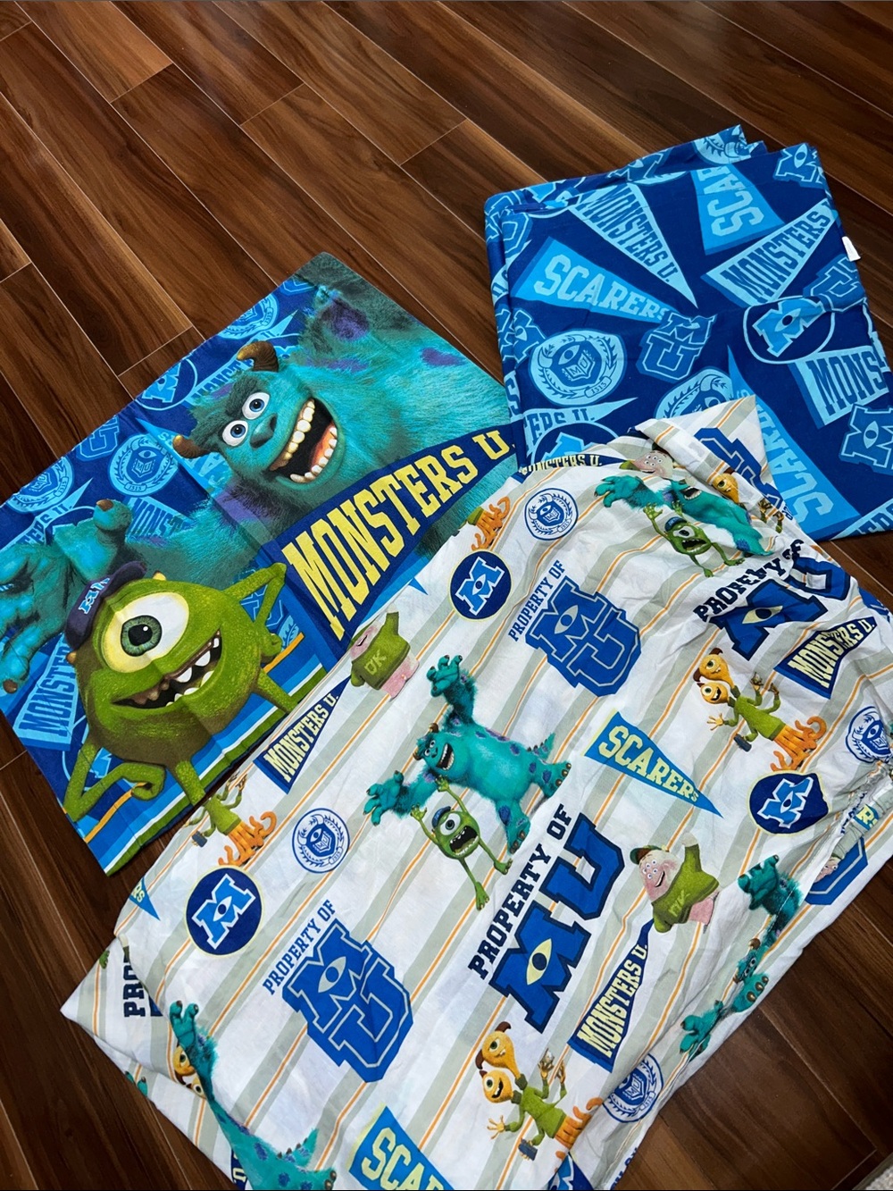 Twin Monsters INC sheet set